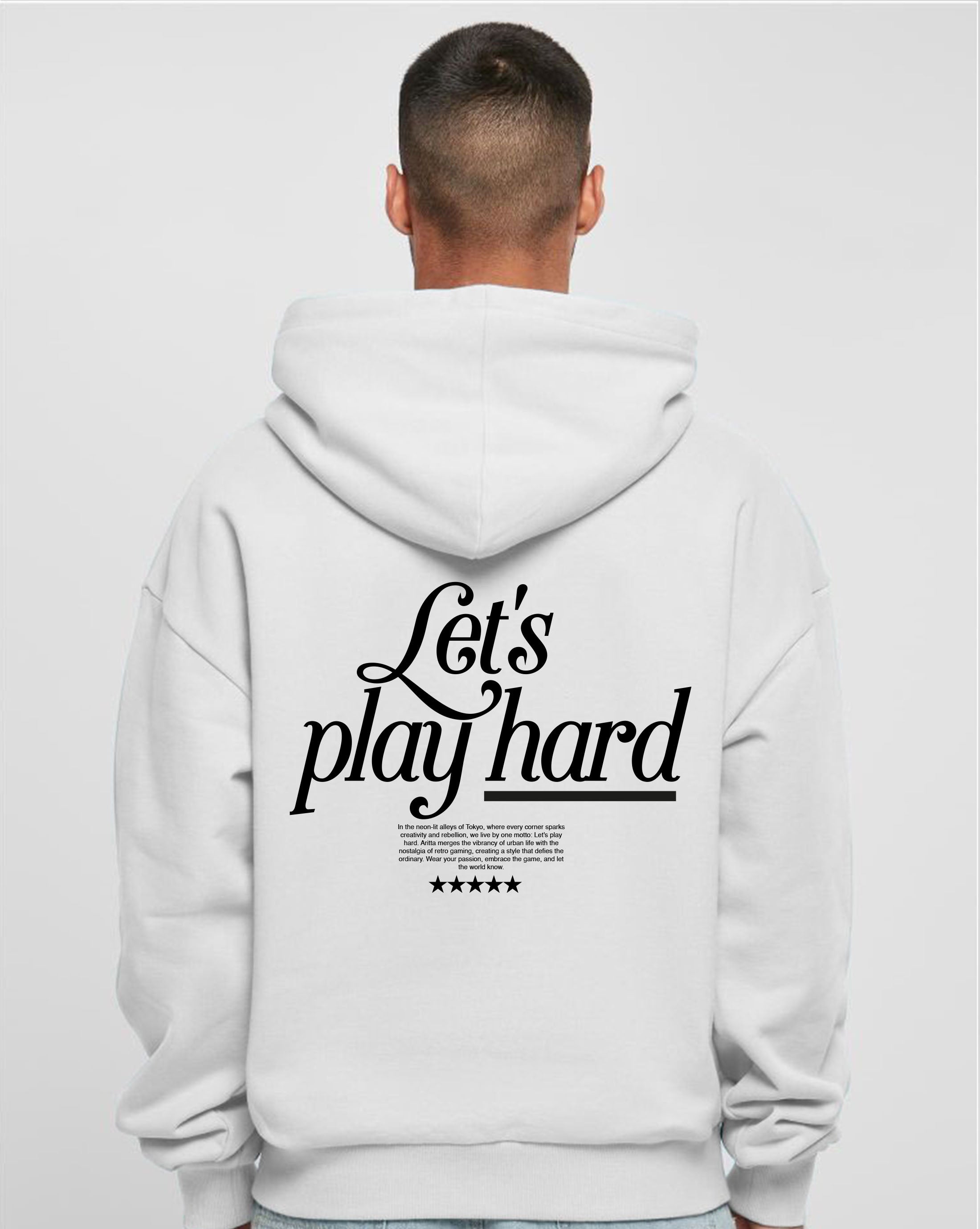 Hoodie Let's Play Hard